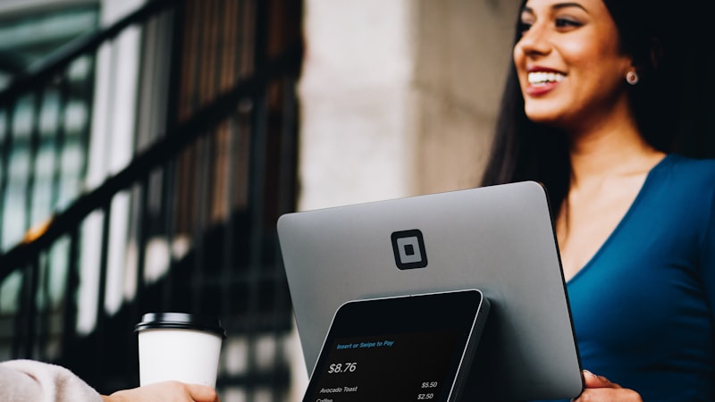 Entrepreneur couple working together